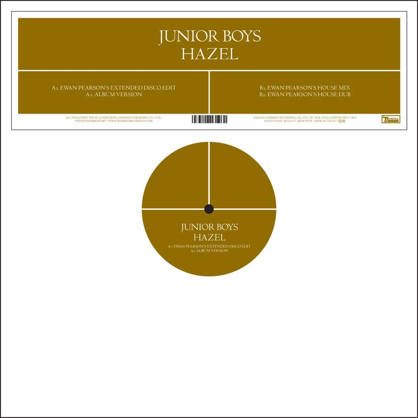 Junior Boys Hazel Vinyl Record