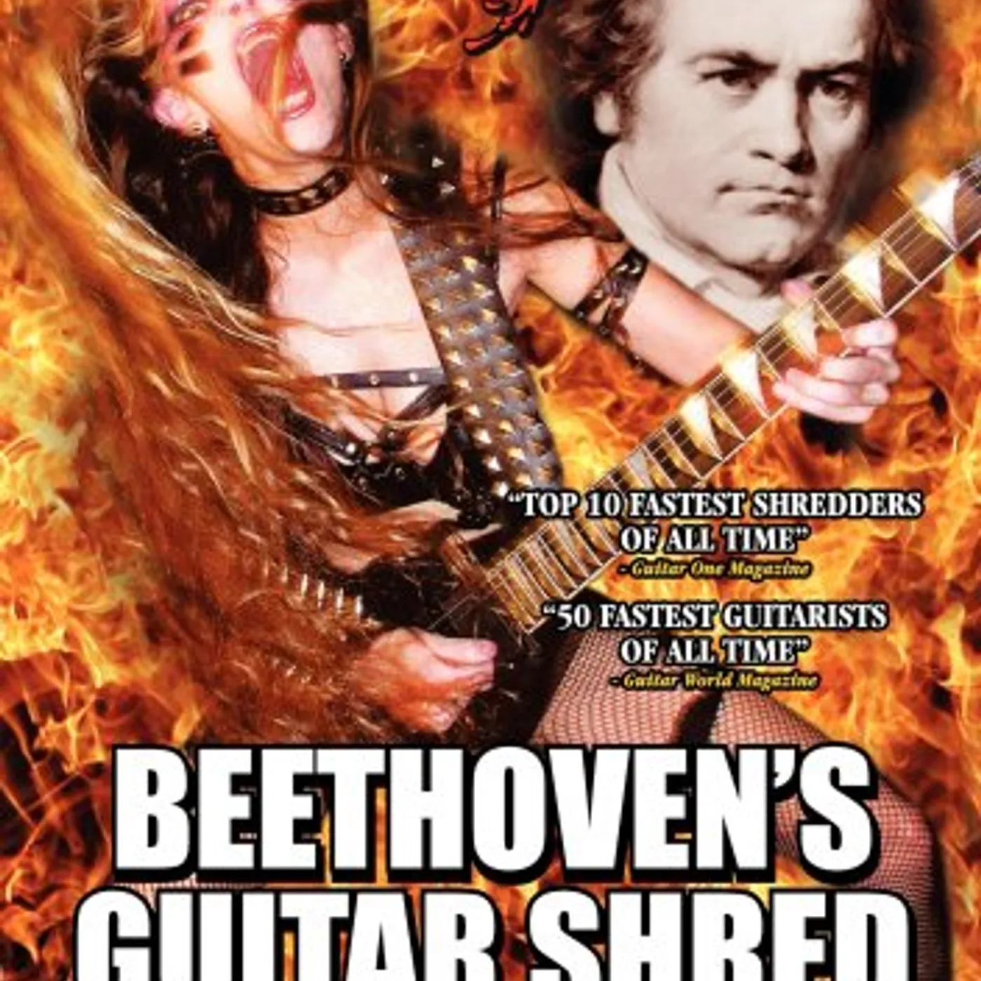 Great Kat BEETHOVEN'S GUITAR SHRED DVD