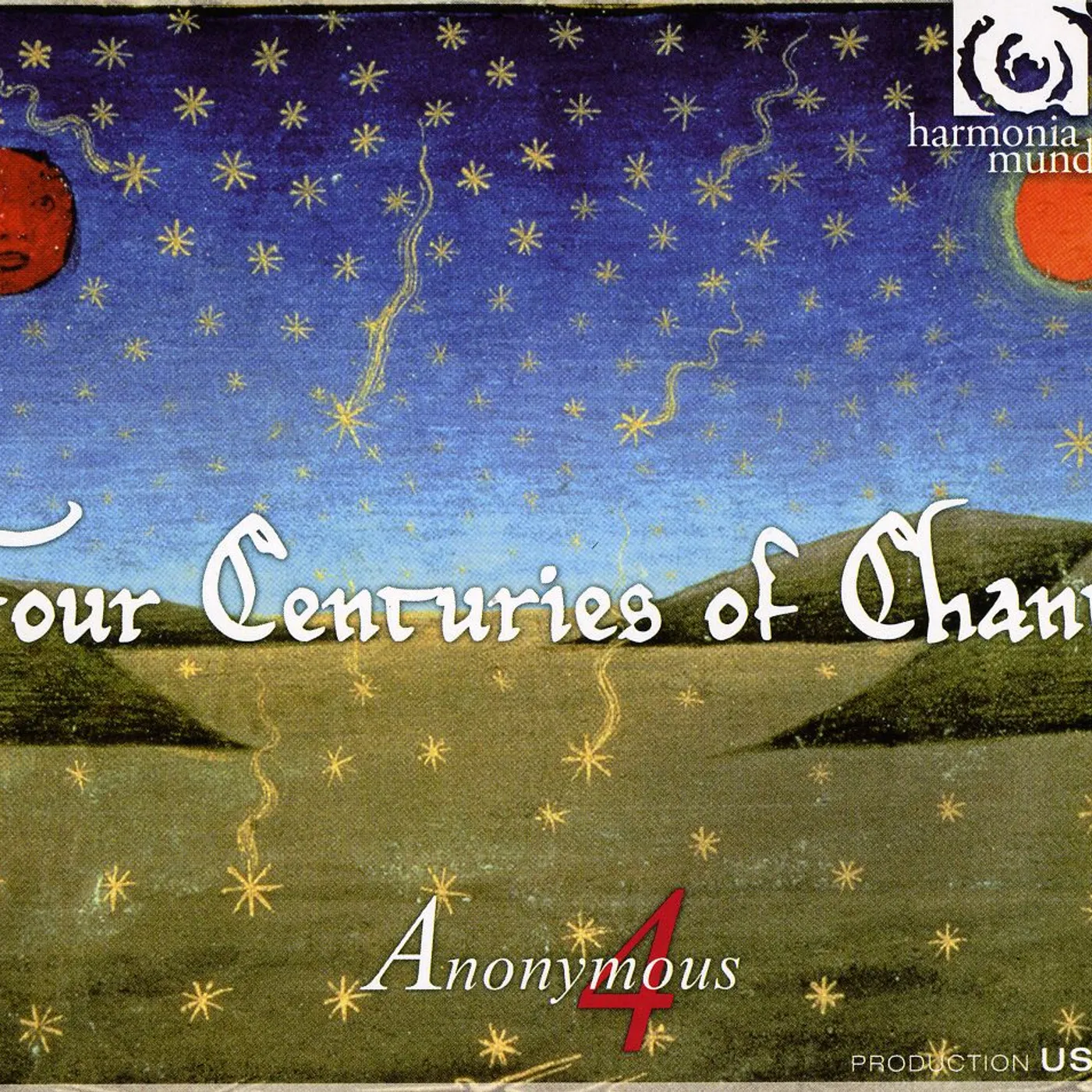 Anonymous 4 FOUR CENTURIES OF CHANT CD