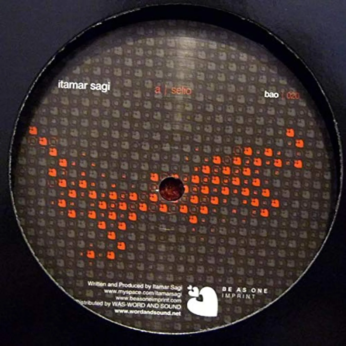 Itamar Sagi SELIO & SERIES 1 Vinyl Record