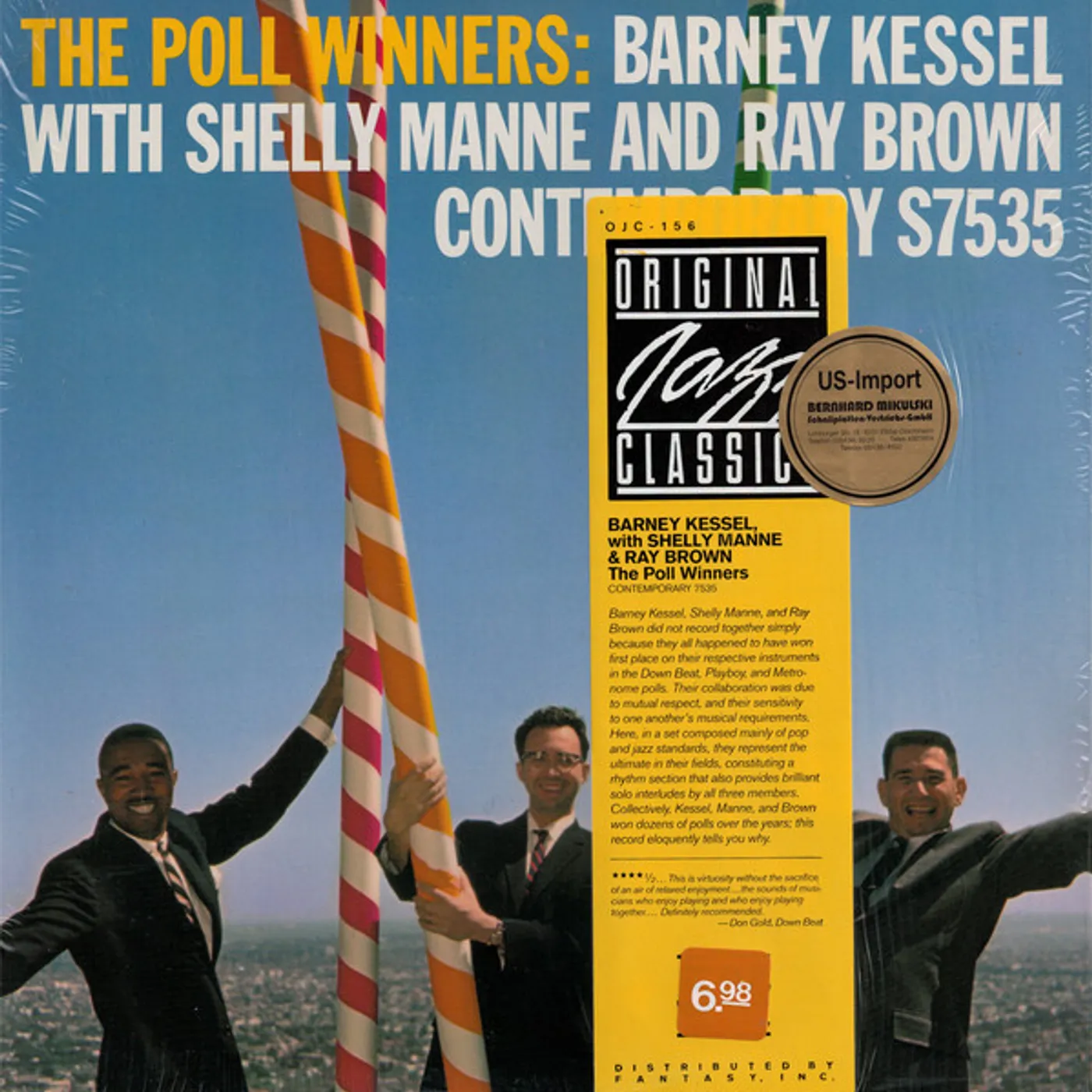 Barney Kessel, Ray Brown, Shelly Manne POLL WINNERS Vinyl Record