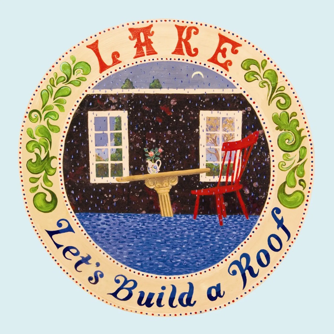LAKE Let's Build A Roof Vinyl Record