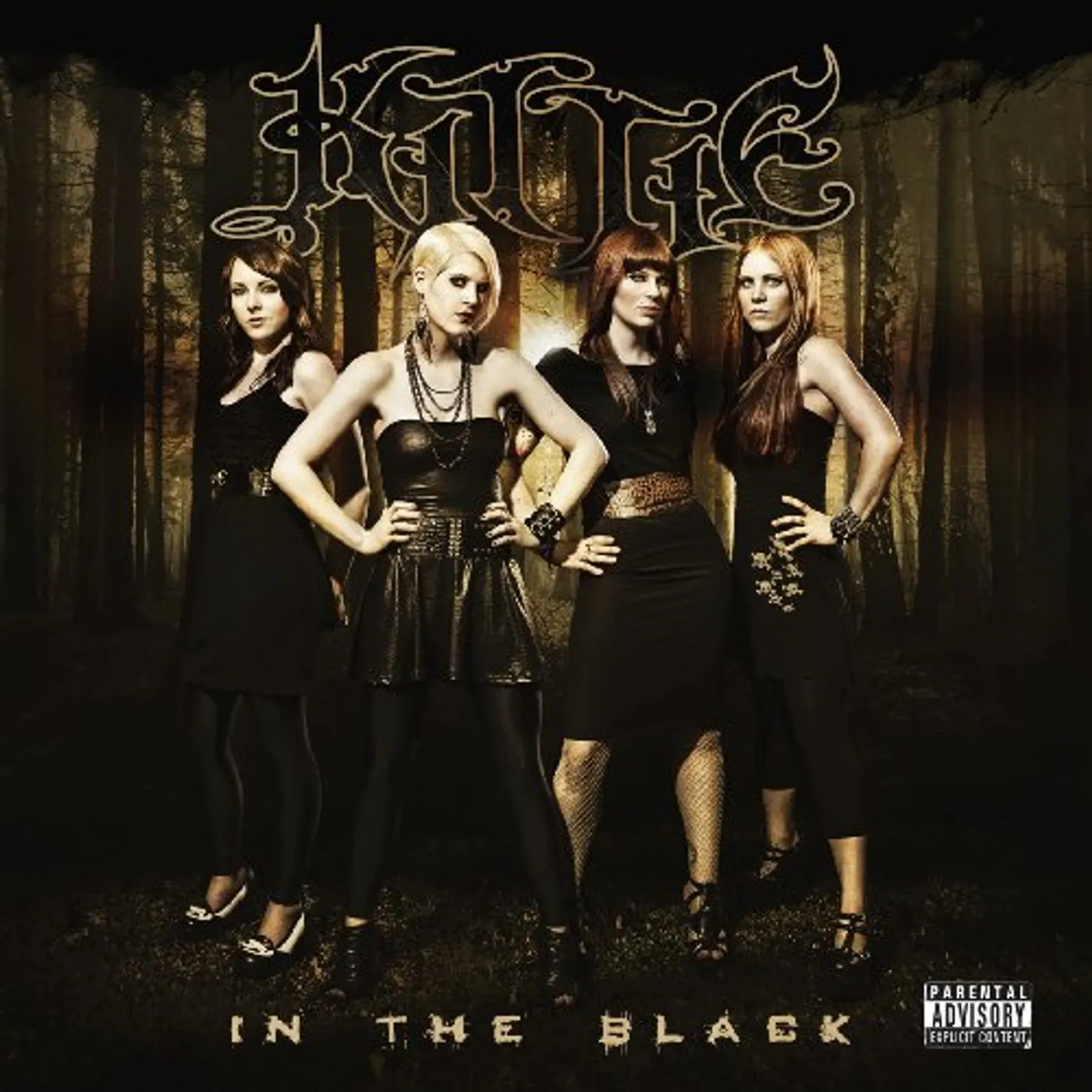 Kittie In The Black Vinyl Record
