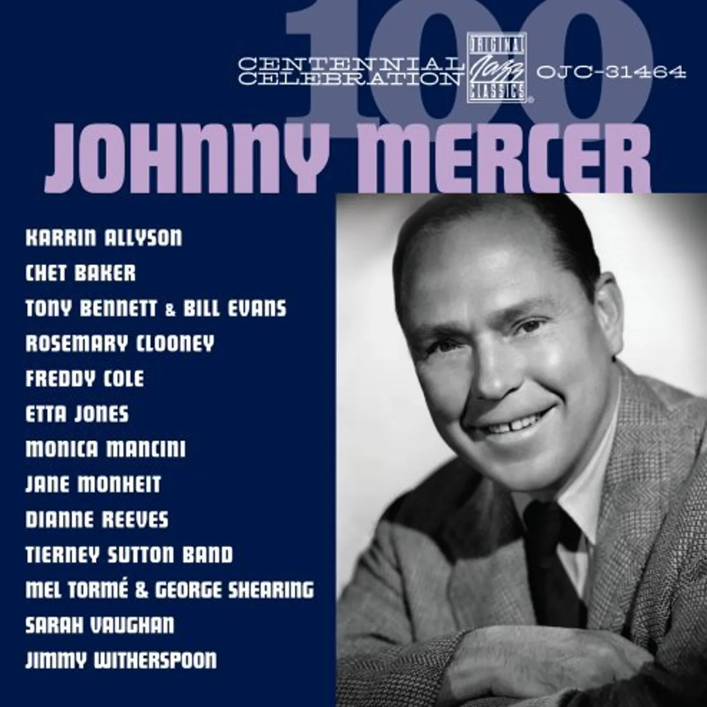 Johnny Mercer CENTENNIAL CELEBRATION CD
