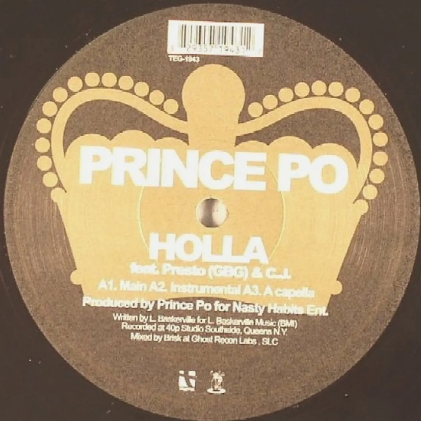 Prince Po HOLLA / MECHETI LIGHTSPEED (Vinyl)