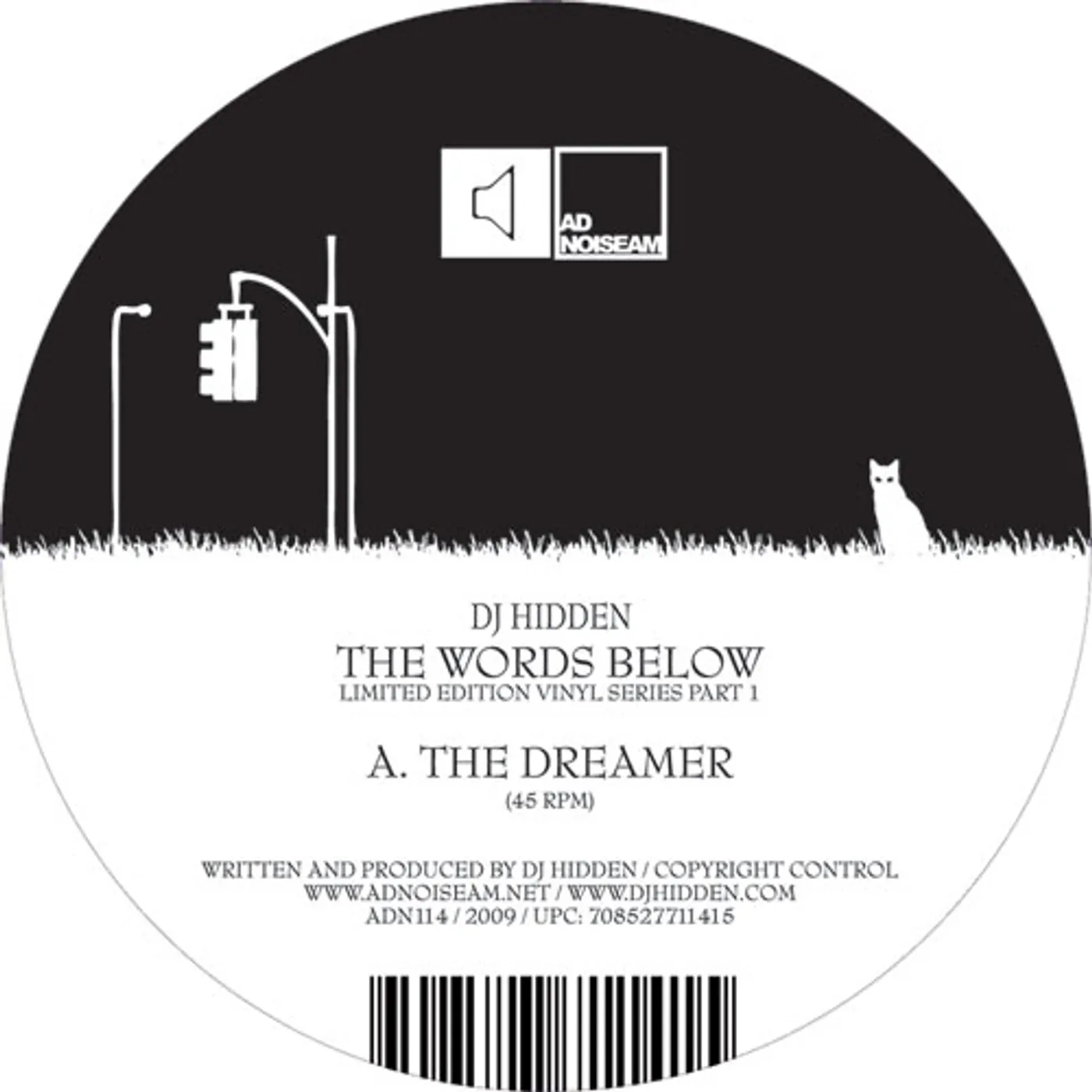 DJ Hidden WORDS BELOW 1 Vinyl Record
