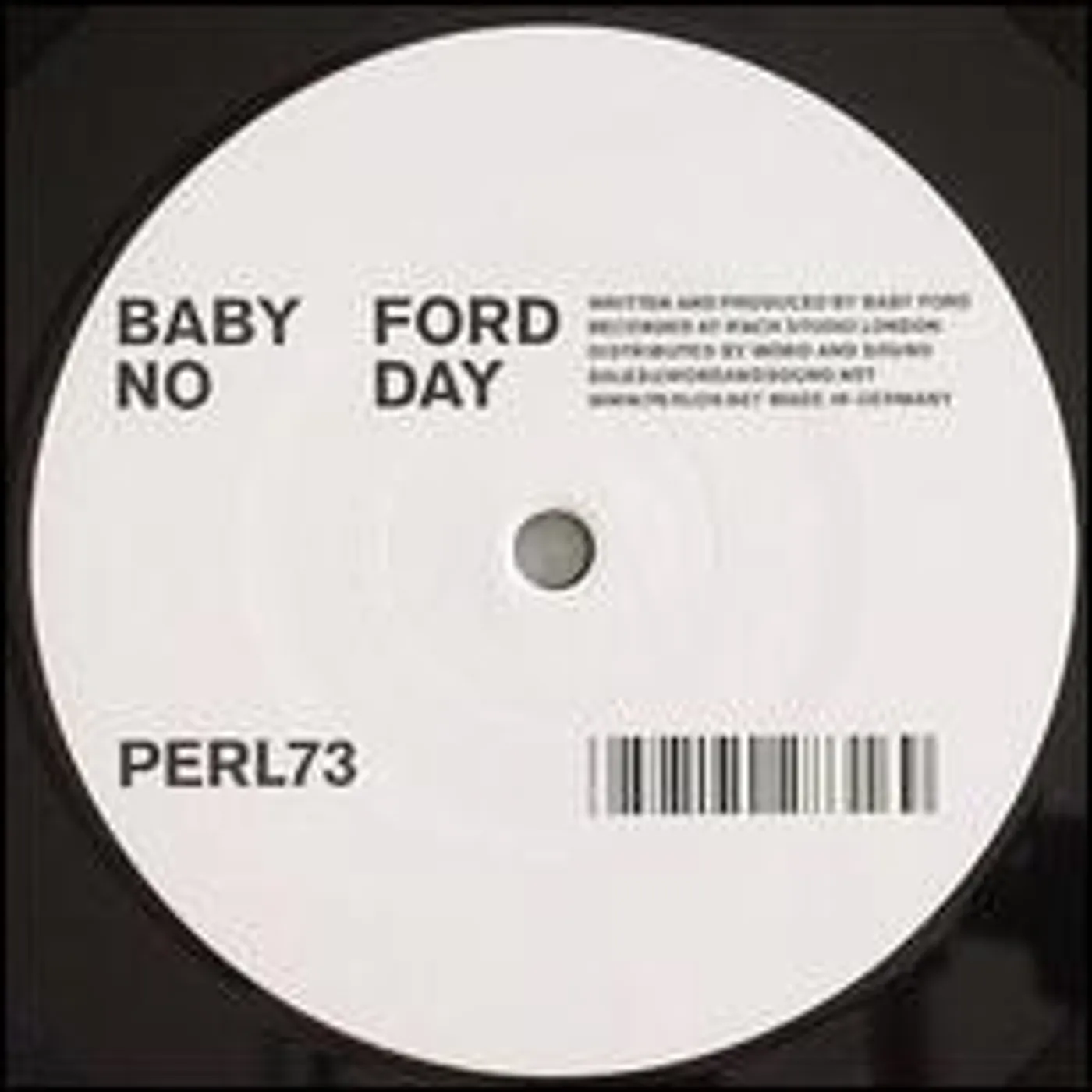 Baby Ford Gravy Train Vinyl Record