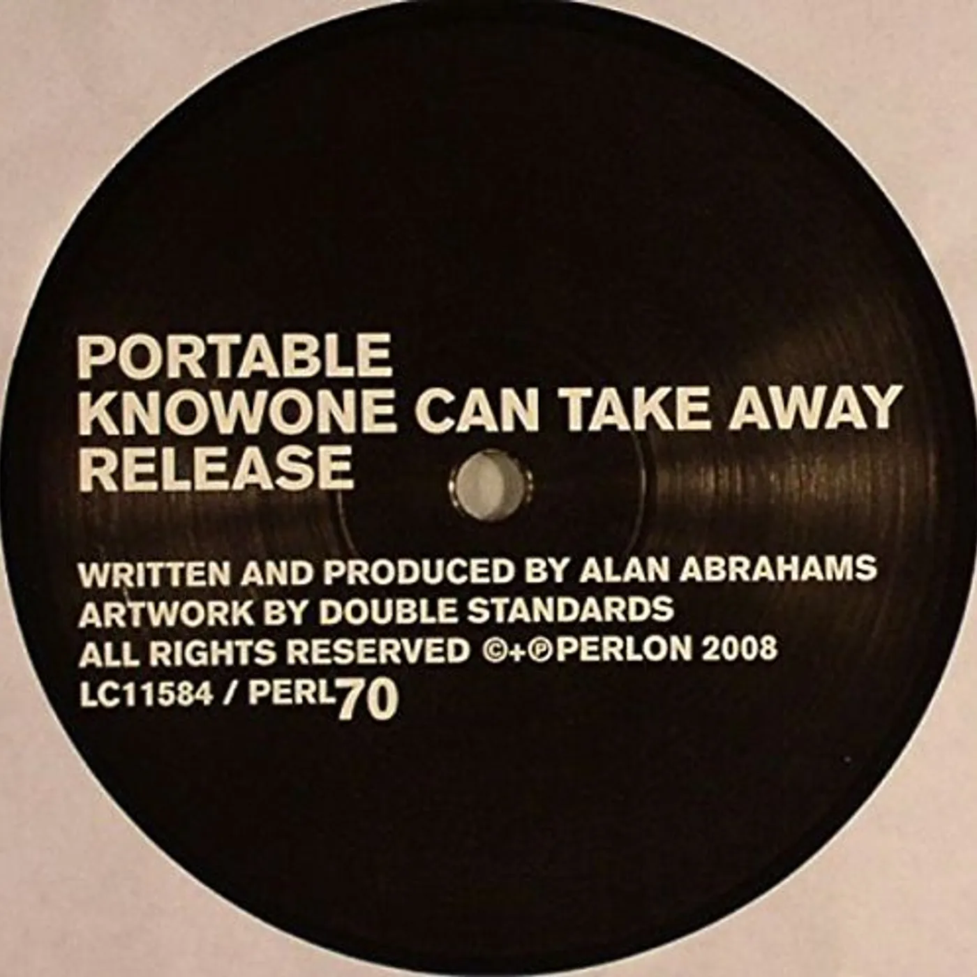 Portable Knowone Can Take Away Vinyl Record