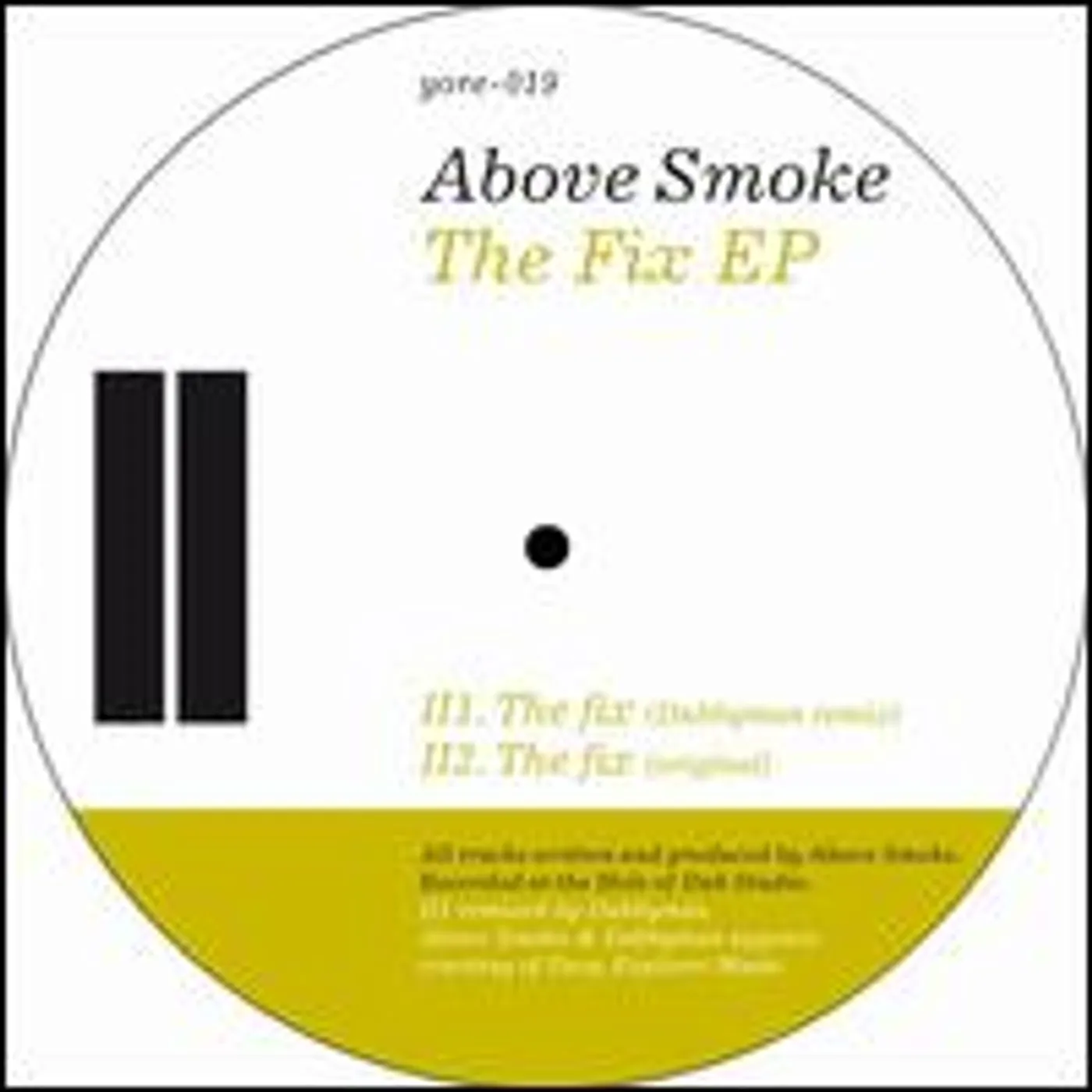 Above Smoke FIX Vinyl Record
