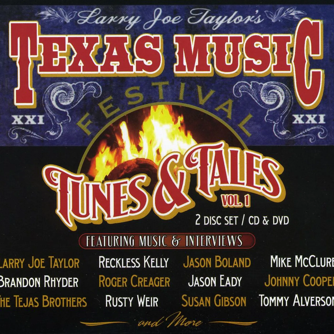 Larry Joe Taylor TEXAS MUSIC FESTIVAL 21: TUNES & TALES 1 CD