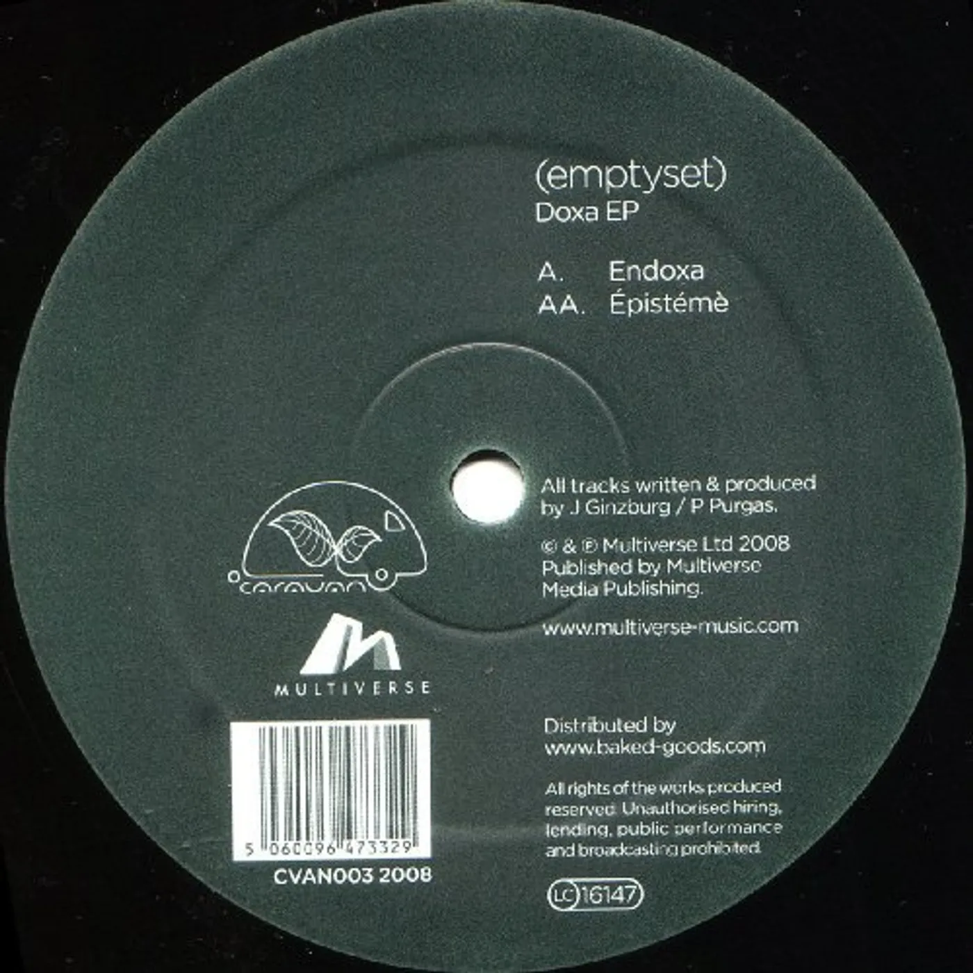 Emptyset DOXA (EP) Vinyl Record