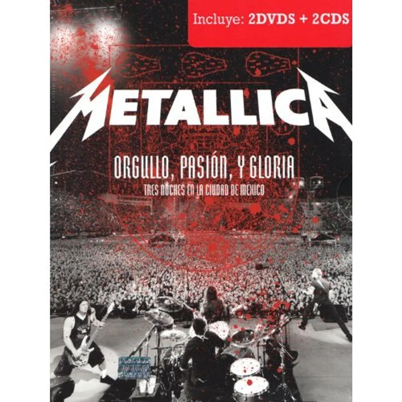 Metallica ORGULLO PASION Y GLORIA: TRES NOCHES EN MEXICO DVD
