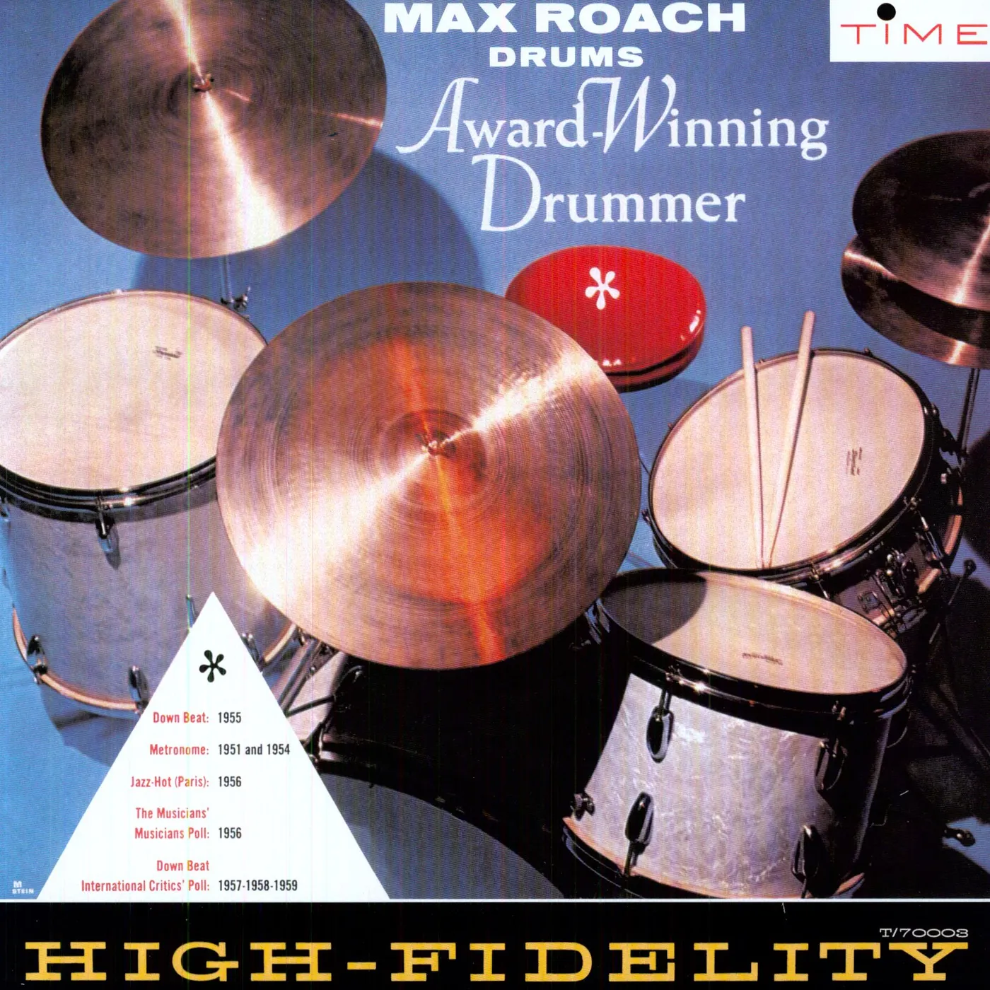 Max Roach Award Winning Drummer Vinyl Record