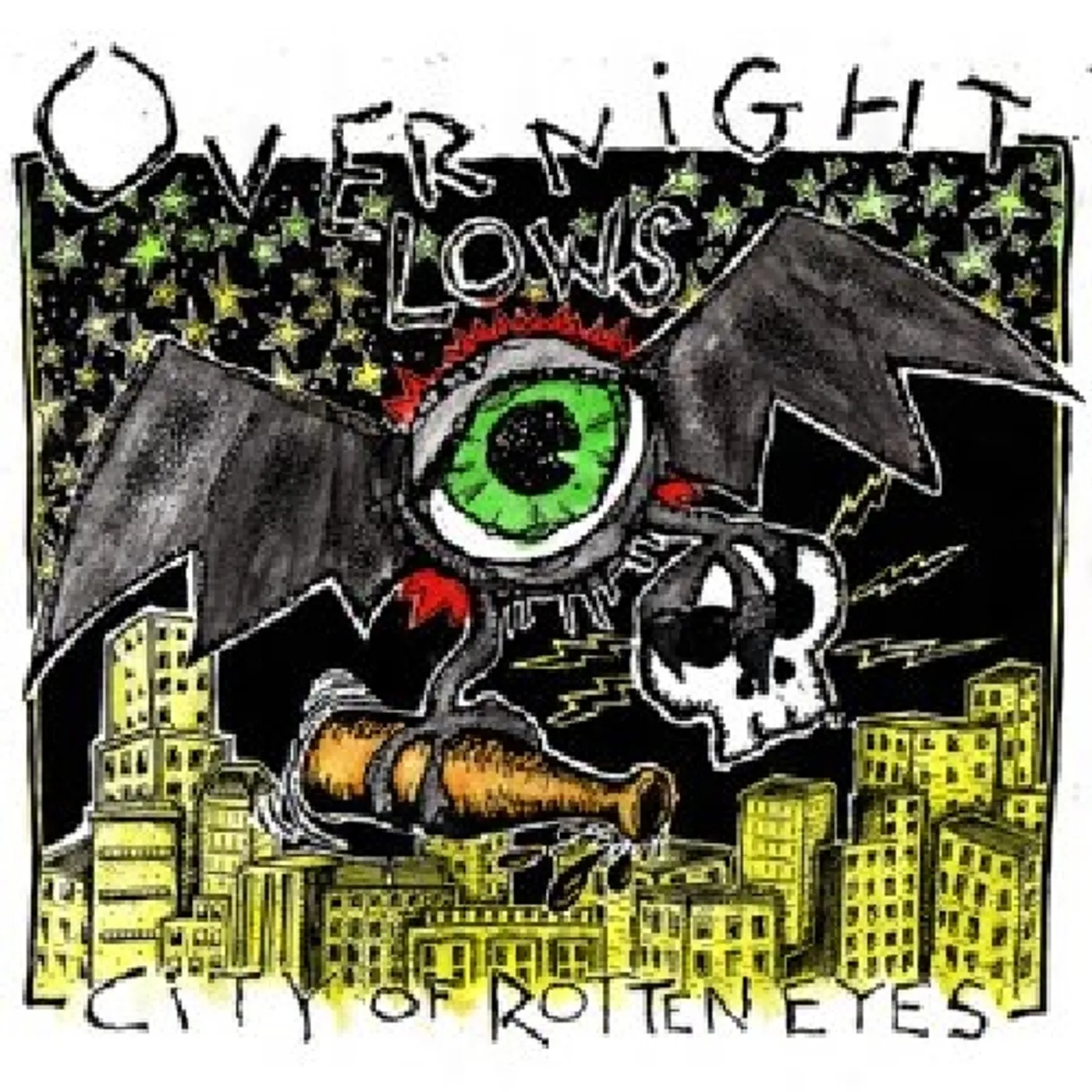 Overnight Lows City of Rotten Eyes Vinyl Record