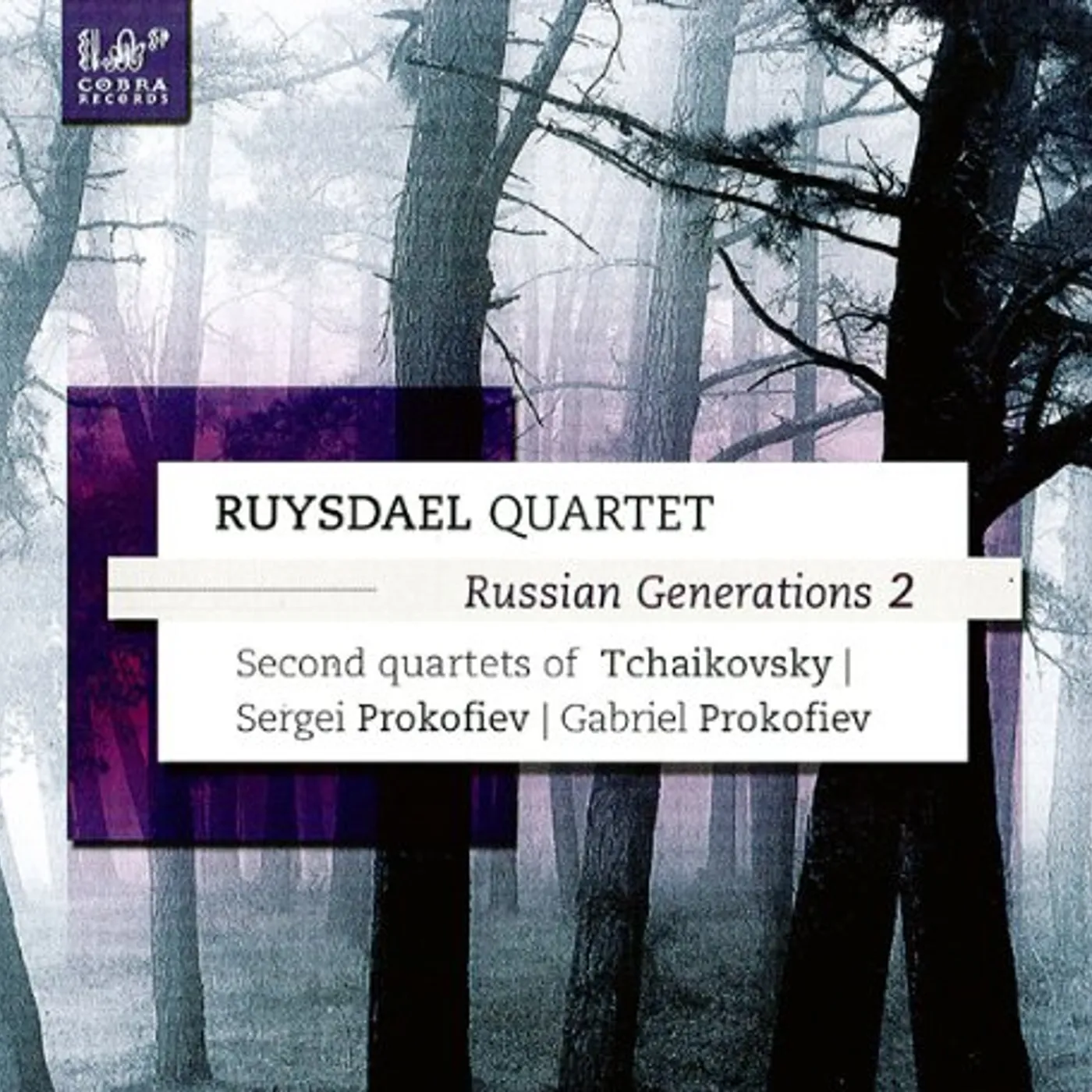 Ruysdael Quartet RUSSIAN GENERATION 2 CD