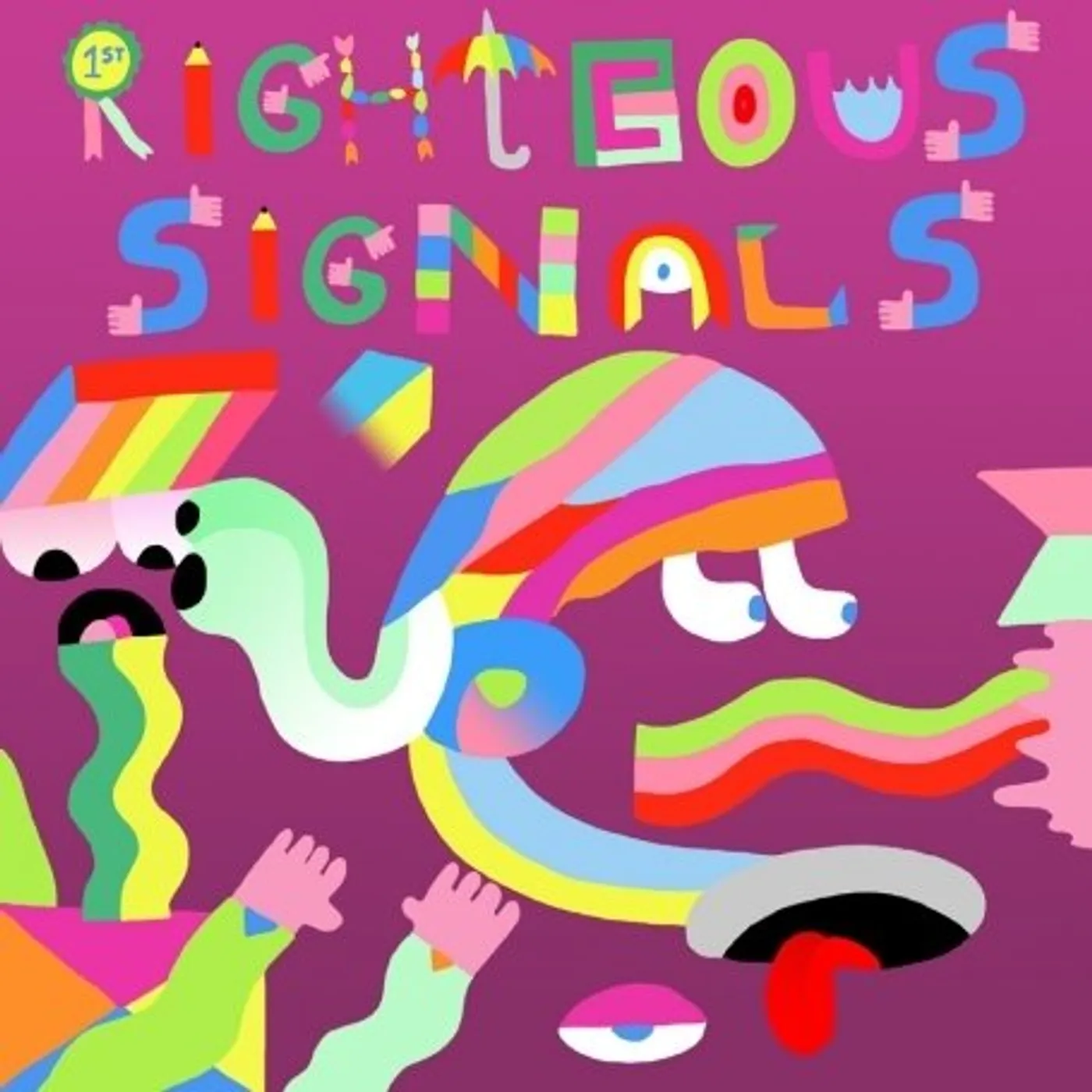 Gay Against You RIGHTEOUS SIGNAL SOUR DUDES Vinyl Record
