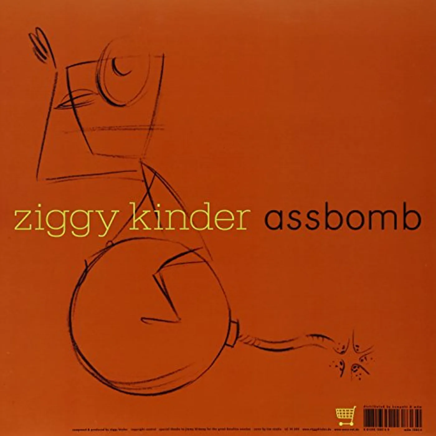Ziggy Kinder Assbomb / Longcat Vinyl Record