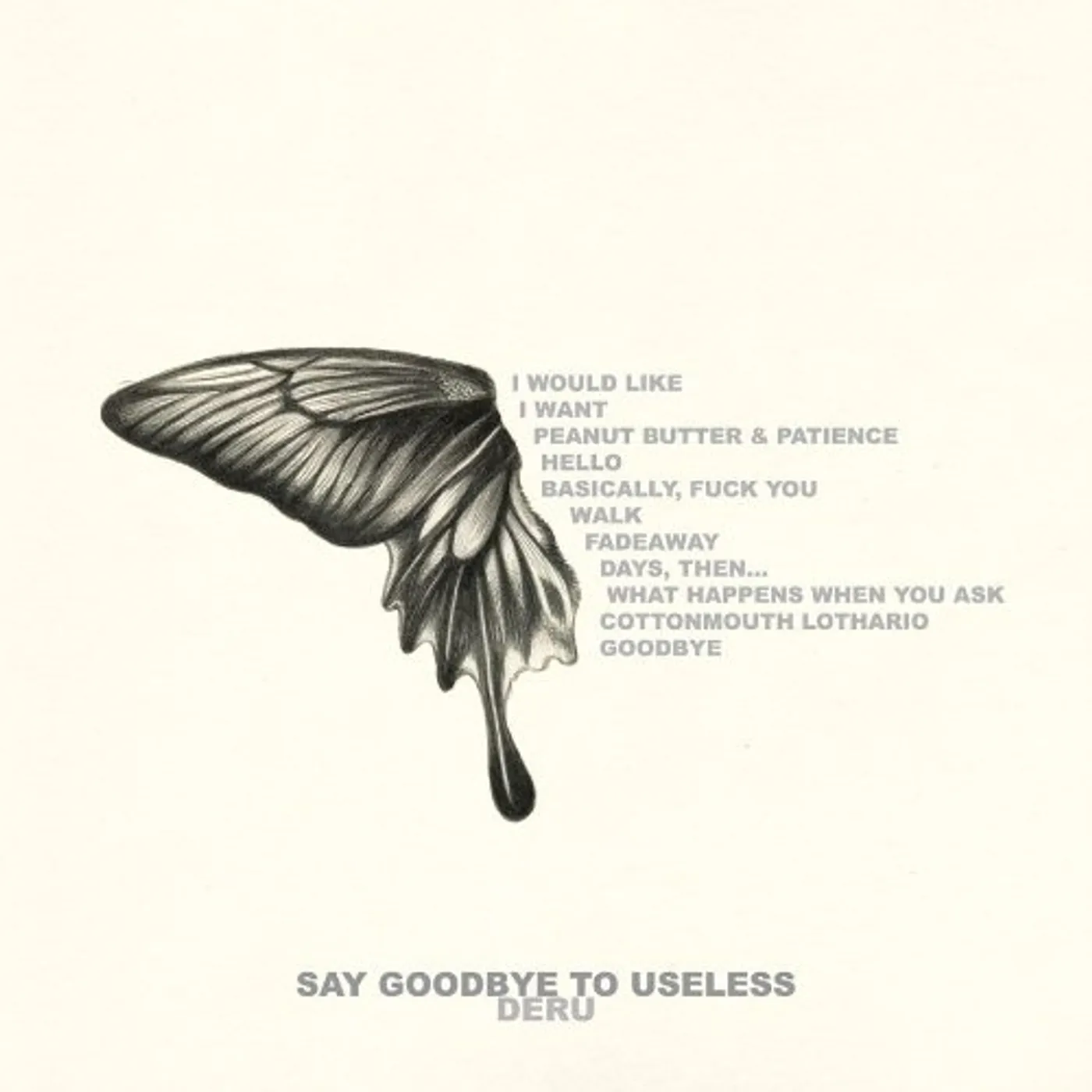 Deru SAY GOODBYE TO USELESS CD
