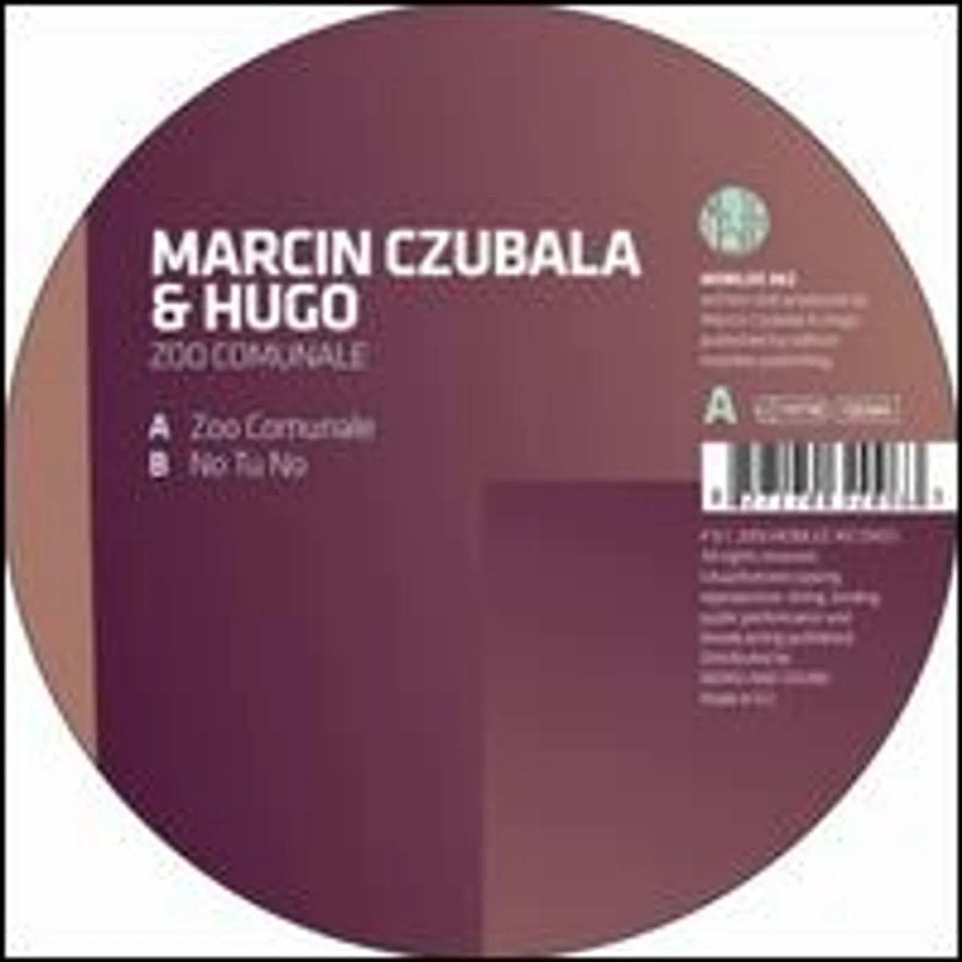 Marcin Czubala & Hugo Zoo Comunale Vinyl Record