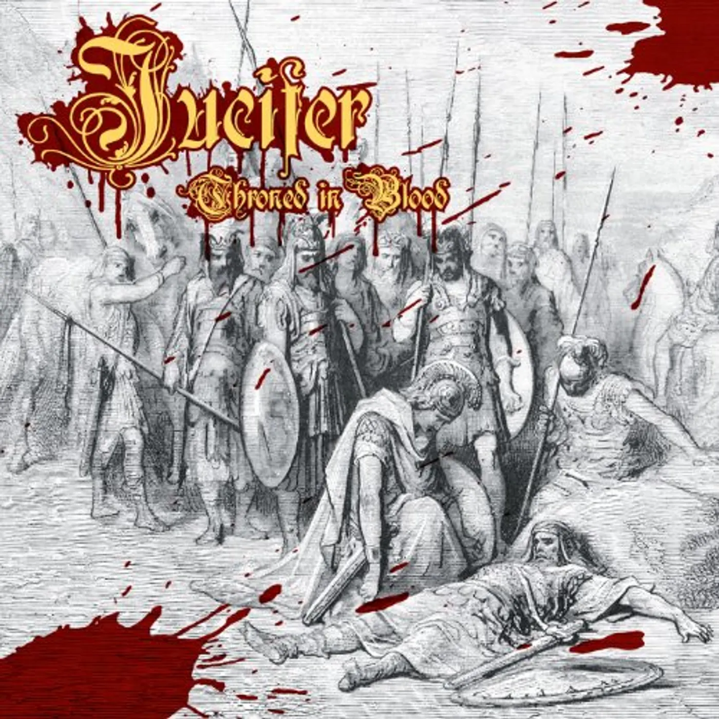 Jucifer THRONED IN BLOOD Vinyl Record