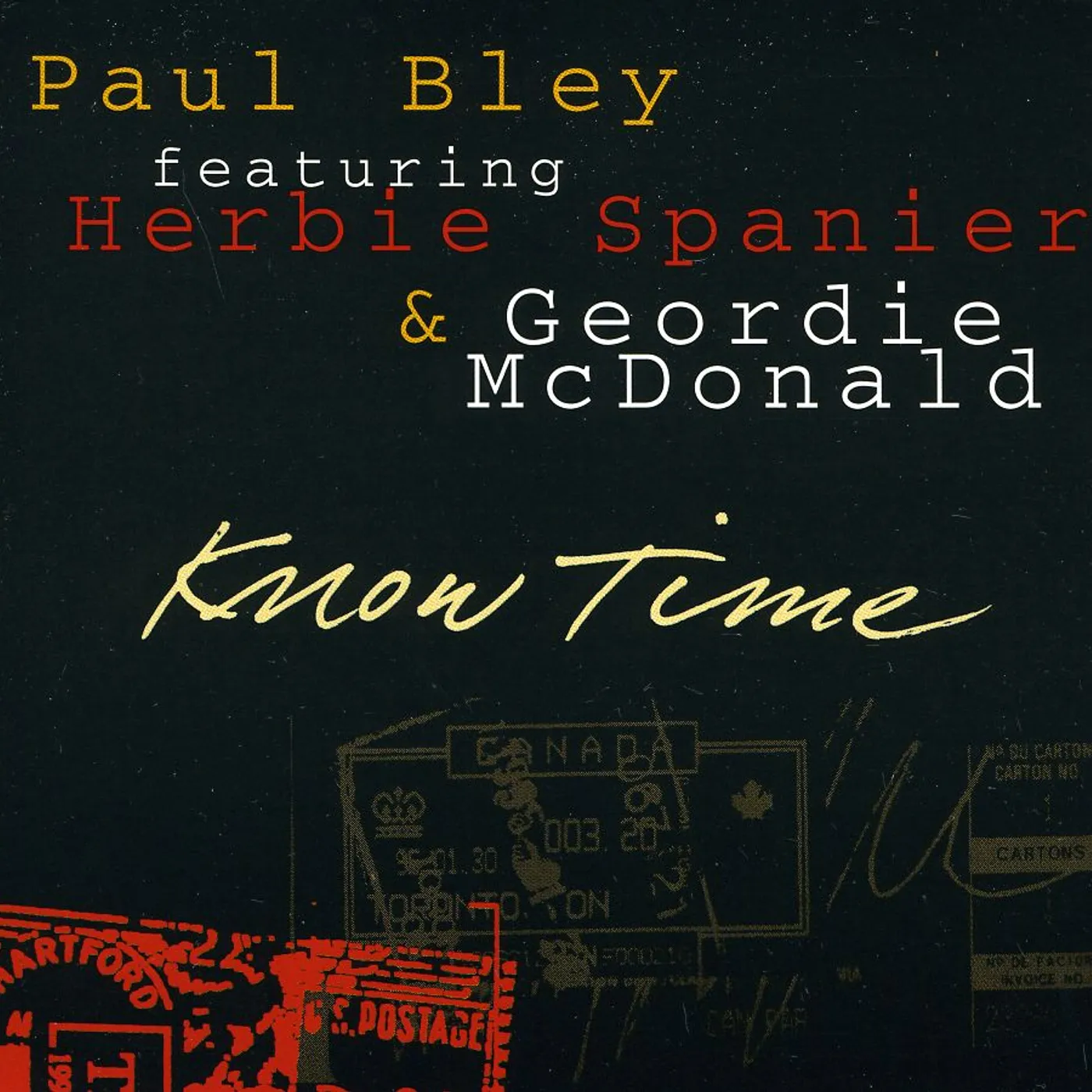 Paul Bley KNOW TIME CD