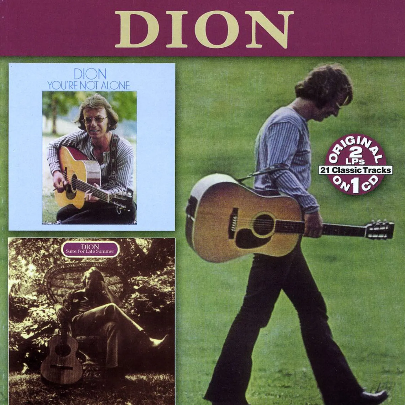 Dion YOU'RE NOT ALONE / SUITE FOR LATE SUMMER CD