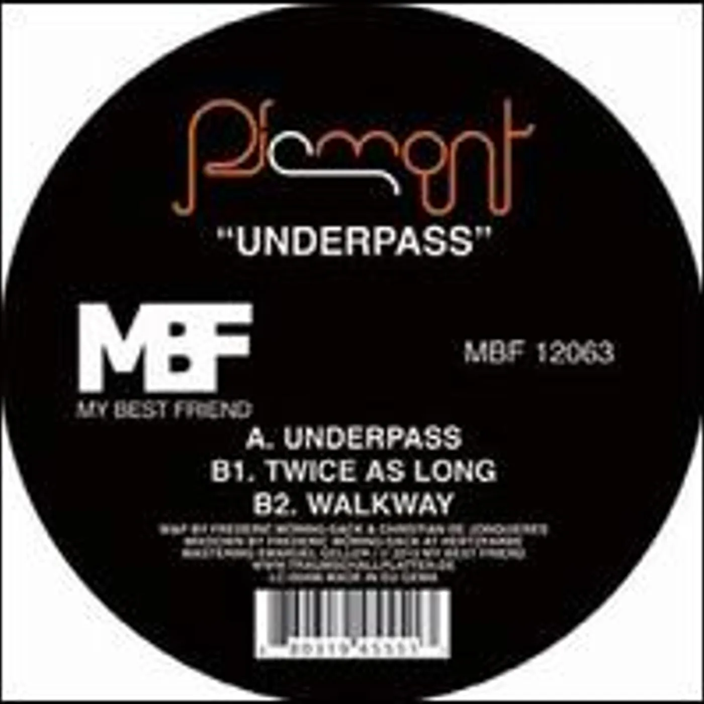 Piemont Underpass Vinyl Record