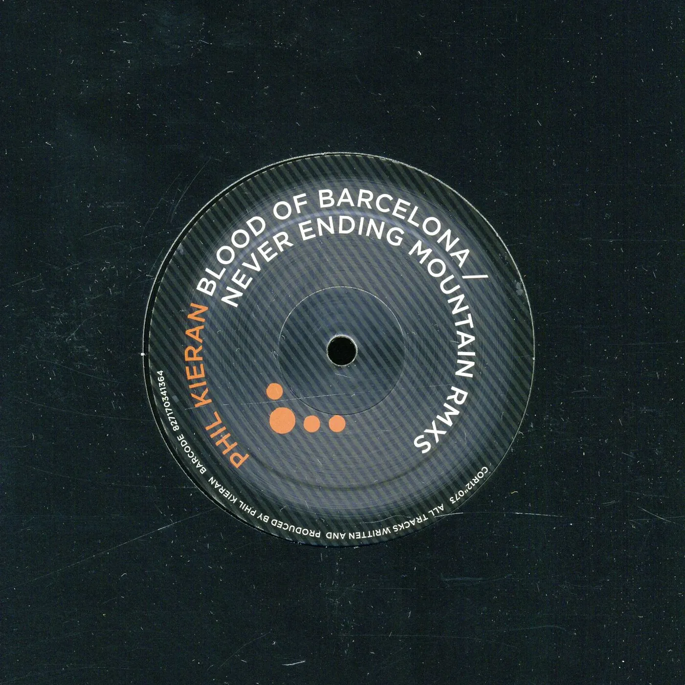 Phil Kieran BLOOD OF BARCELONA / NEVER ENDING Vinyl Record