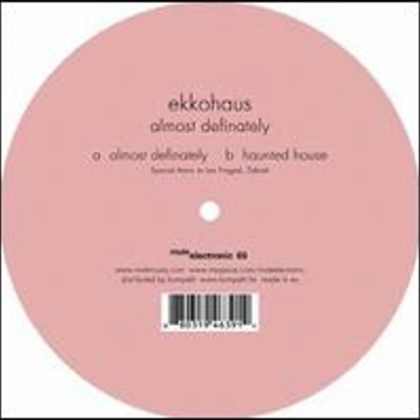 Ekkohaus Almost Definately Vinyl Record