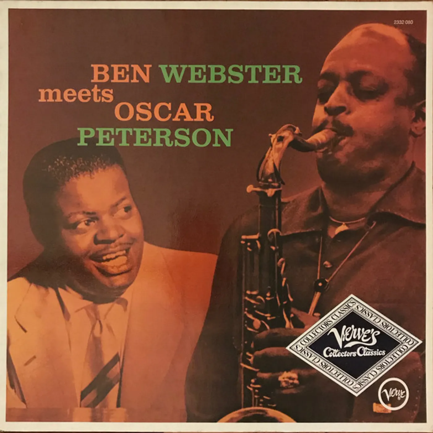 Ben Webster MEETS OSCAR PETERSON Vinyl Record