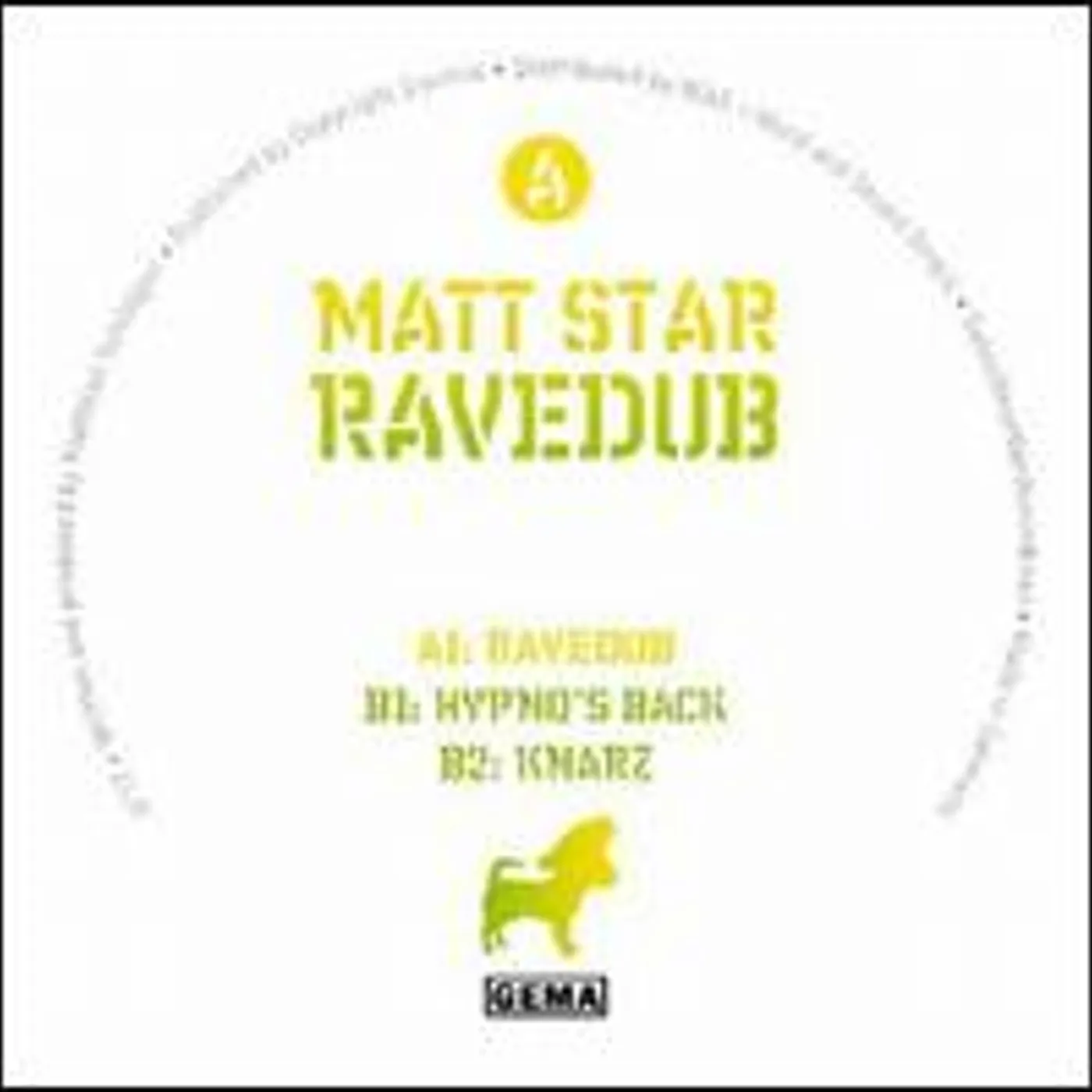 Matt Star RAVEDUB Vinyl Record