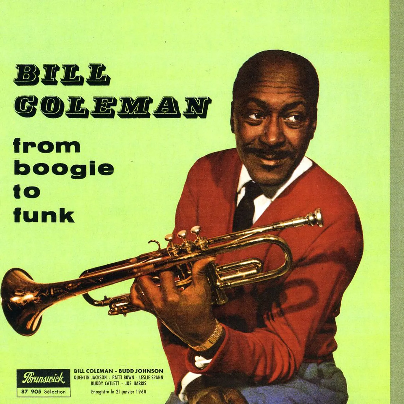 Bill Coleman FROM BOOGIE TO FUNK CD