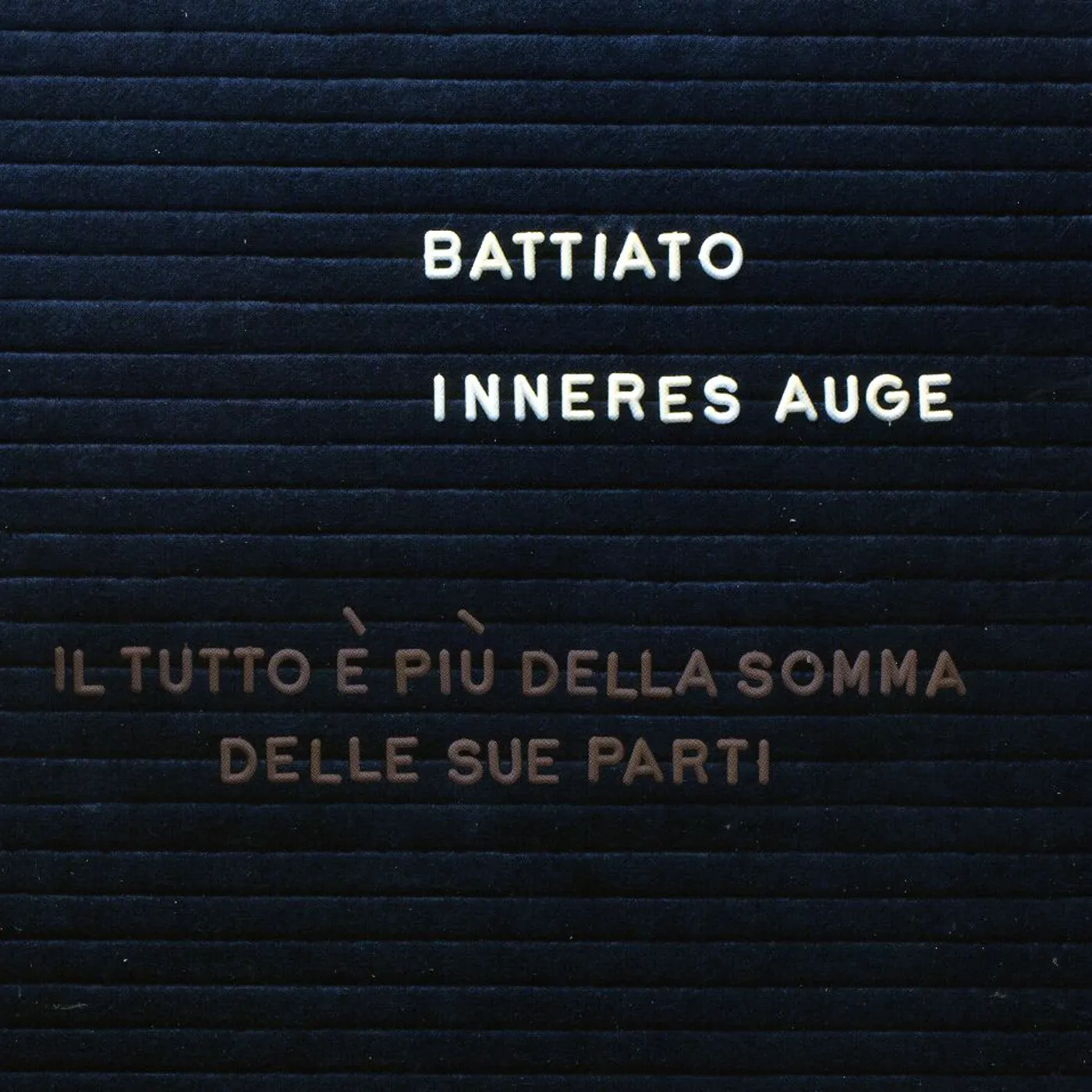 Franco Battiato INNERES AUGE CD