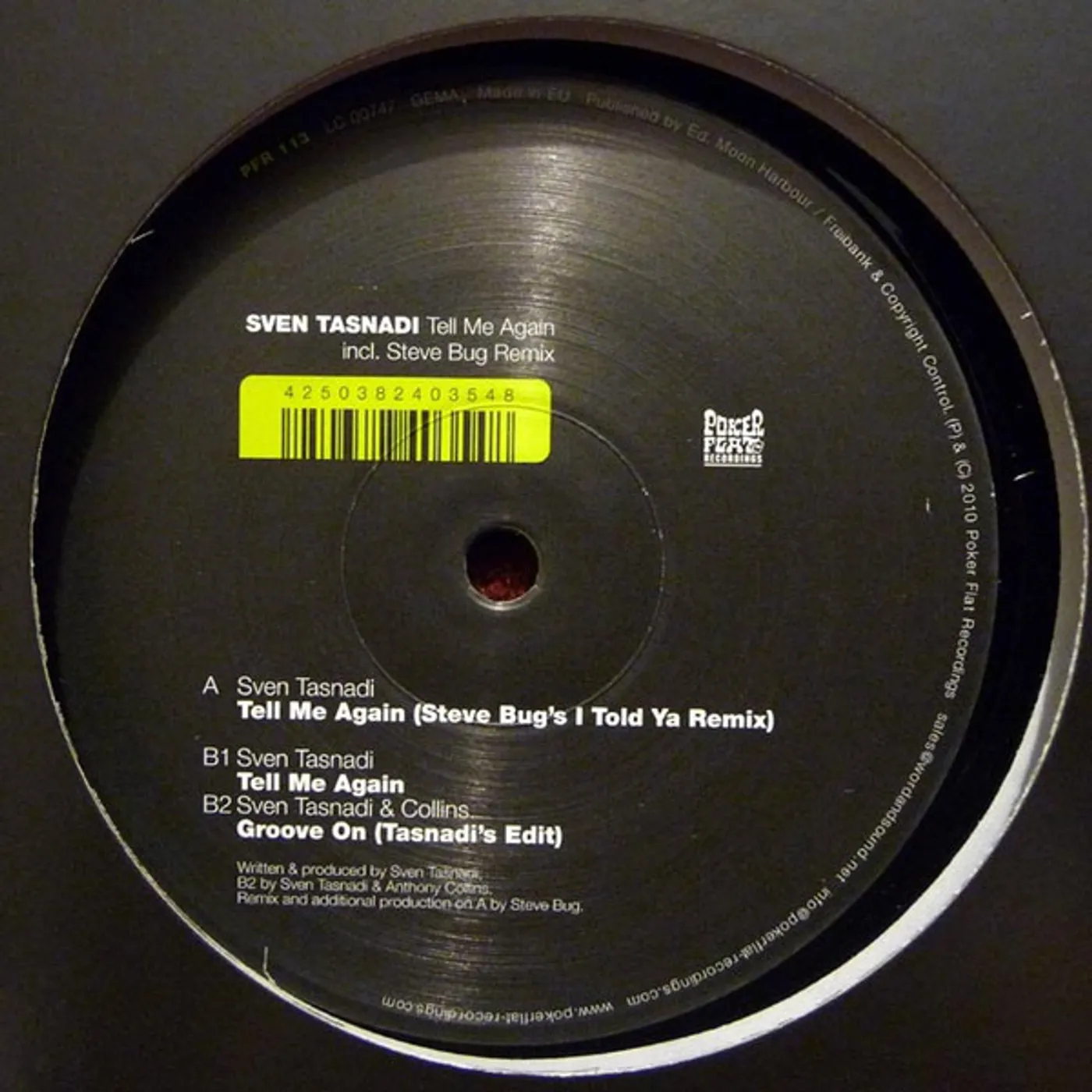 Sven Tasnadi Tell Me Again Vinyl Record