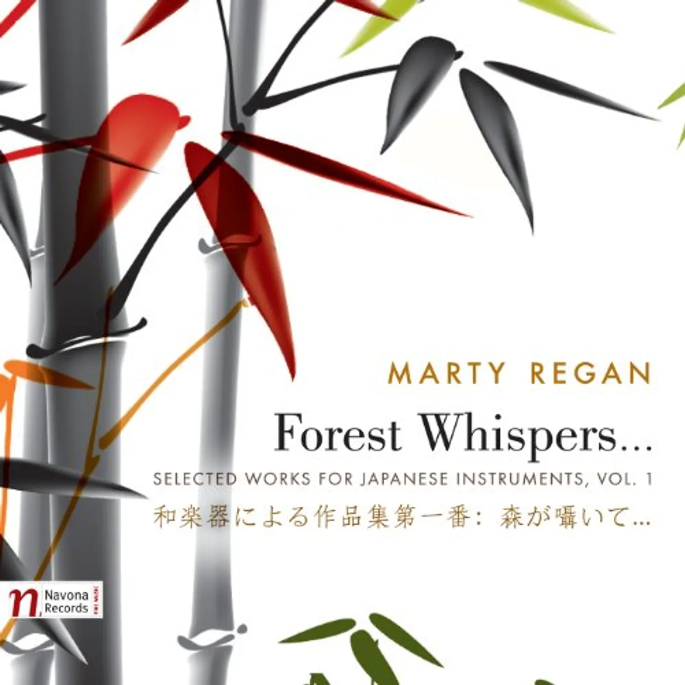 Marty Regan FOREST WHISPERS 1: SELECTED WORKS FOR JAPANESE CD