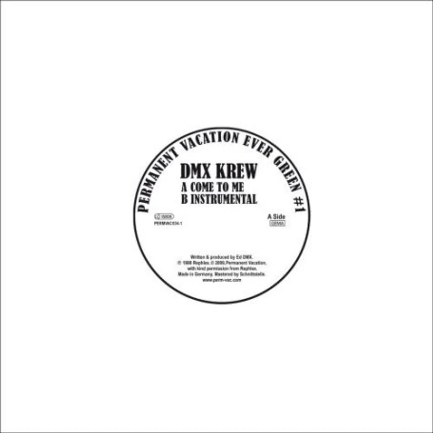 DMX Krew COME TO ME Vinyl Record