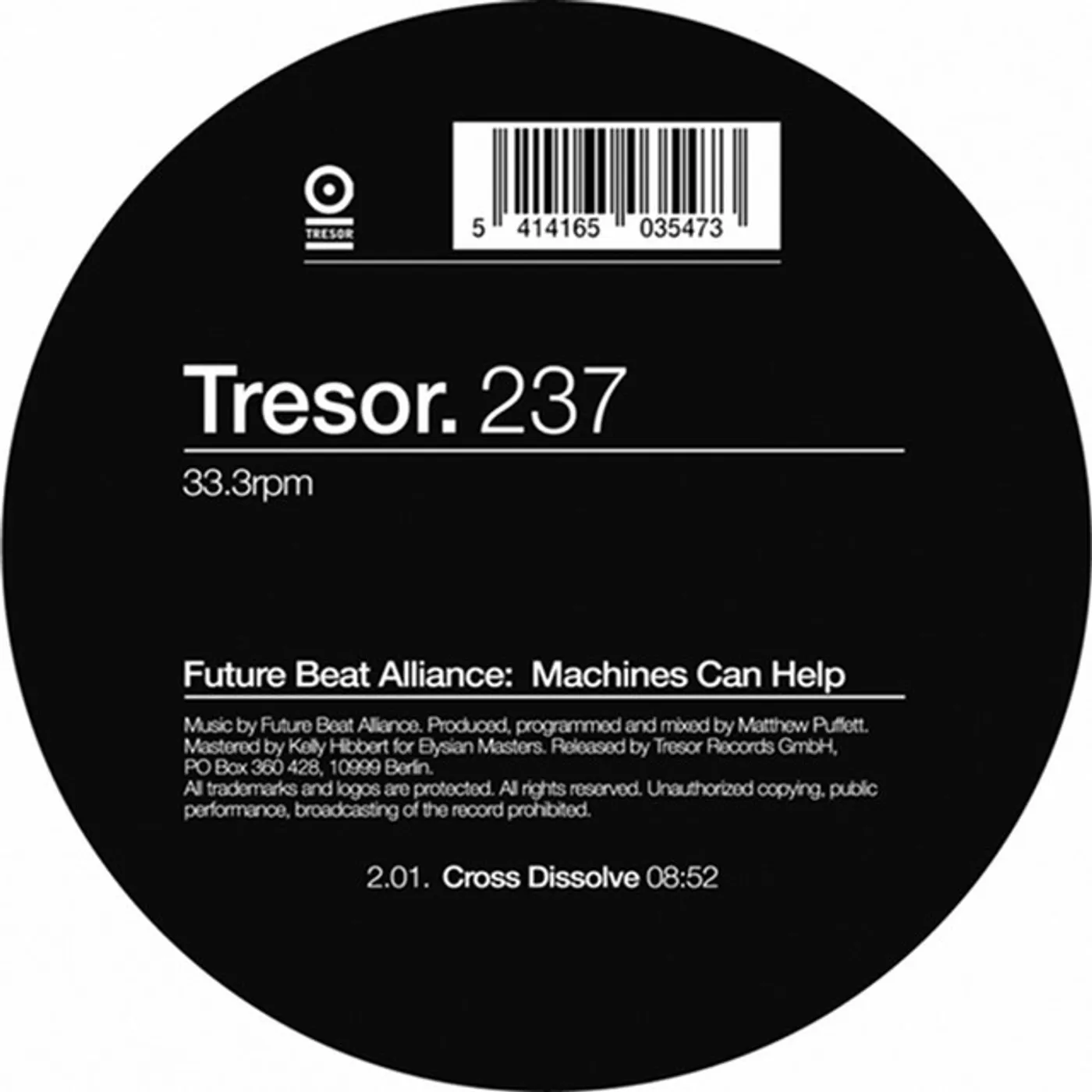 Future Beat Alliance MACHINEE CAN HELP Vinyl Record