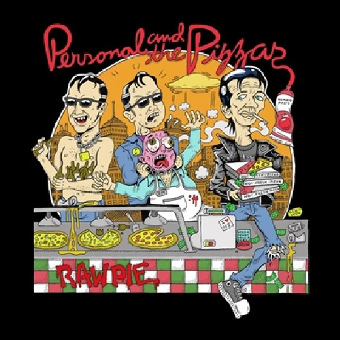 Personal and The Pizzas RAW PIE Vinyl Record