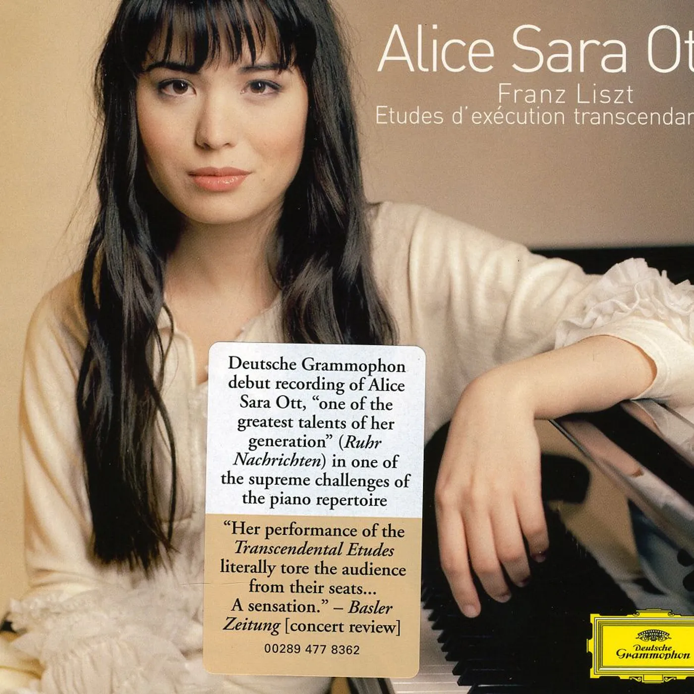 Alice Sara Ott LISZT: 12 ETUDES D'EXECUTION TRANSCENDANTE CD