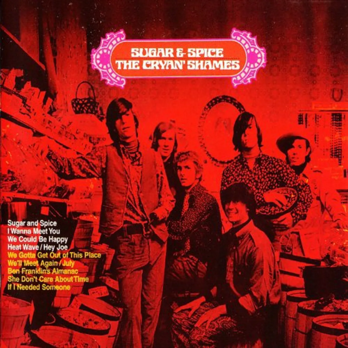 Cryan' Shames Sugar and Spice Vinyl Record