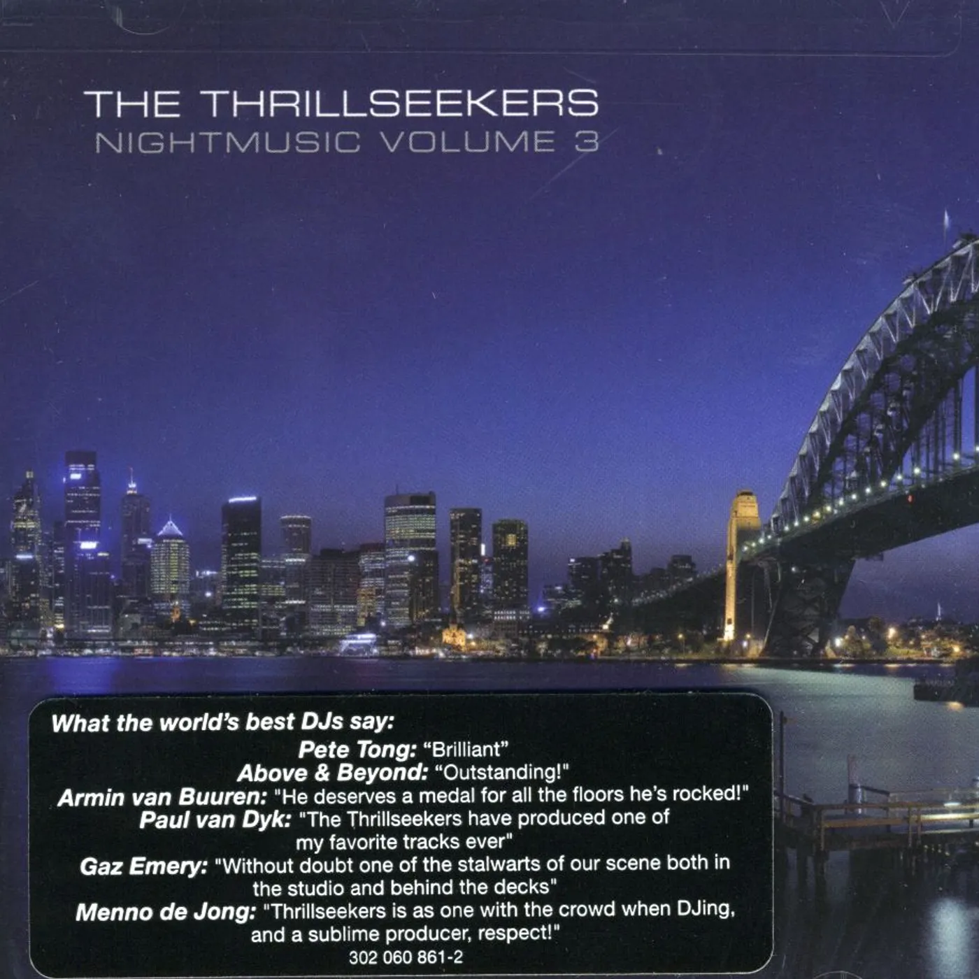 The Thrillseekers NIGHTMUSIC 3 CD