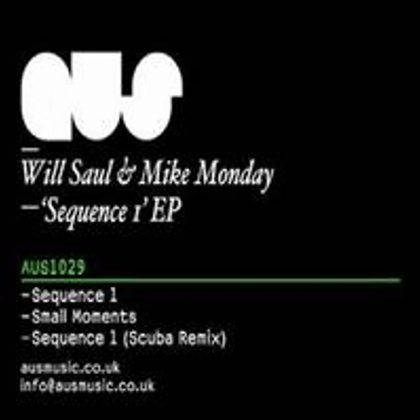 Will Saul & Mike Monday SEQUENCE 1 Vinyl Record
