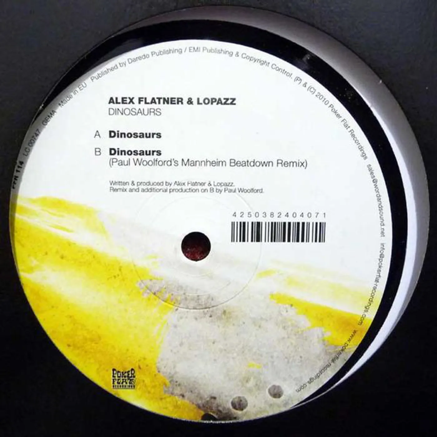 Alex Flatner & Lopazz DINOSAURS Vinyl Record