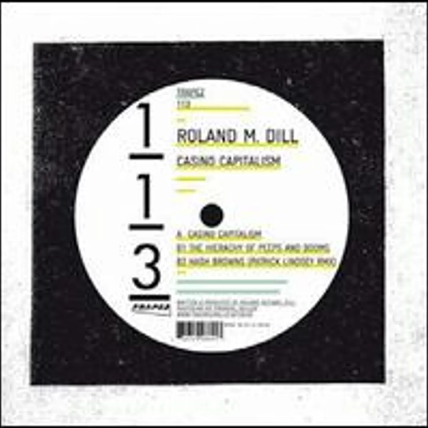 Roland M. Dill Casino Capitalism Vinyl Record