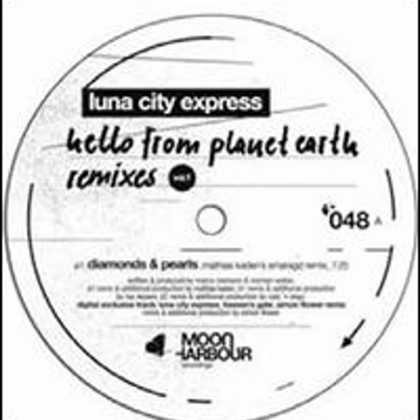 Luna City Express HELLO FROM PLANET EARTH REMIXES 1 Vinyl Record