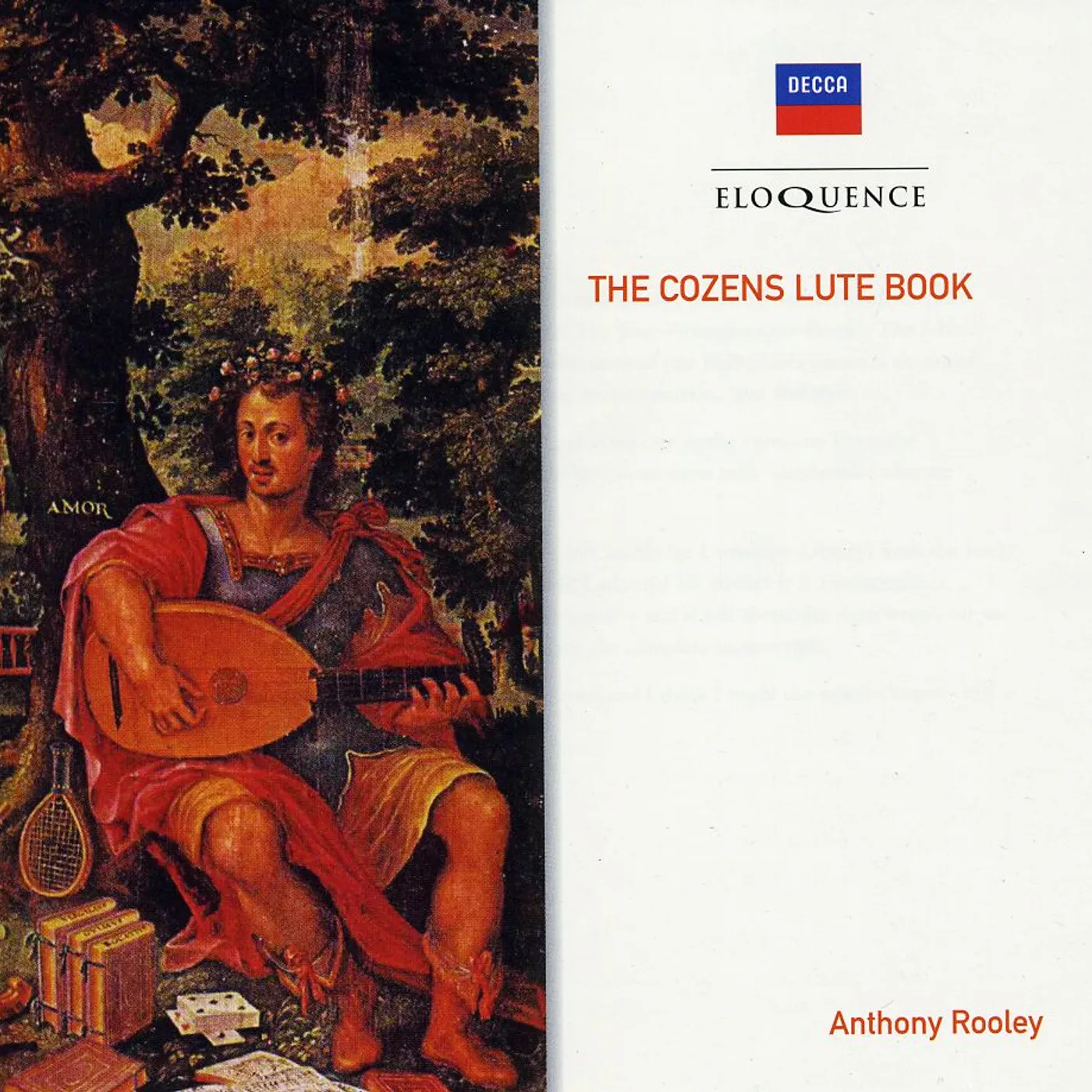 Anthony Rooley COZENS LUTE BOOK CD