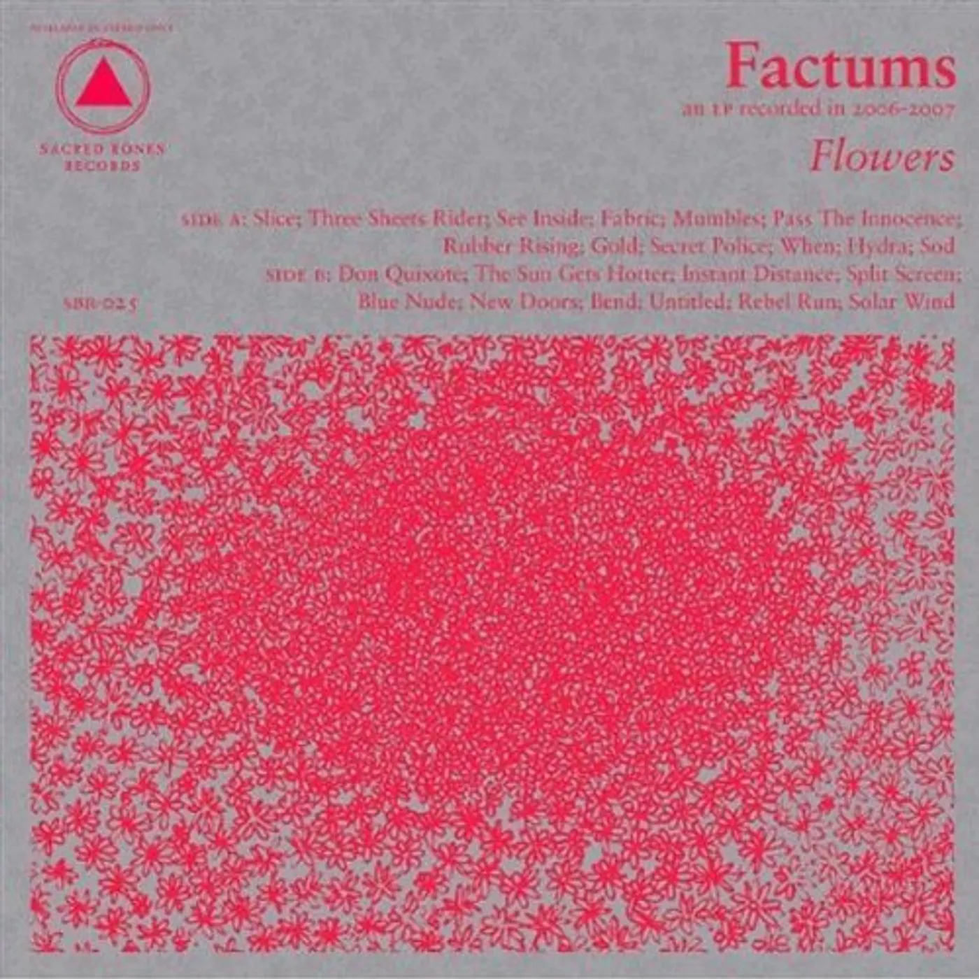 Factums Flowers Vinyl Record