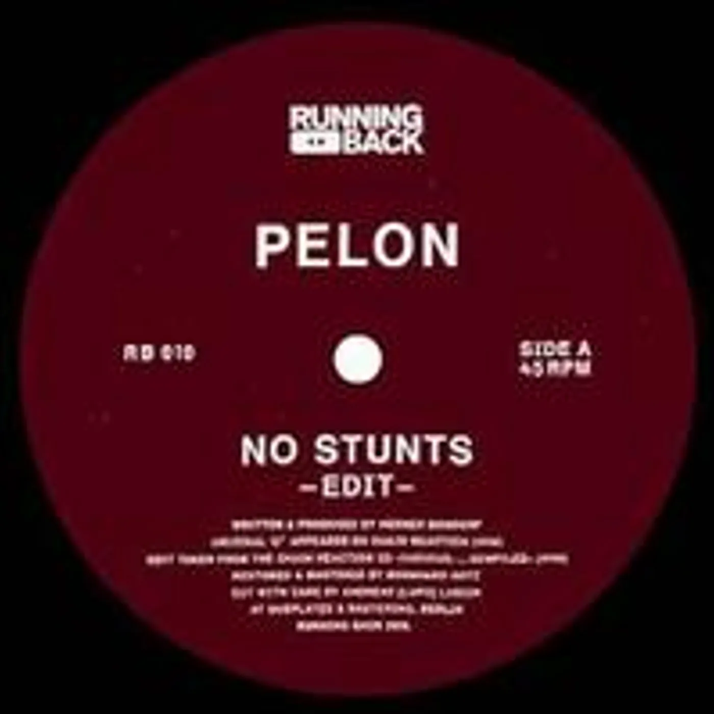 Pelon No Stunts Vinyl Record