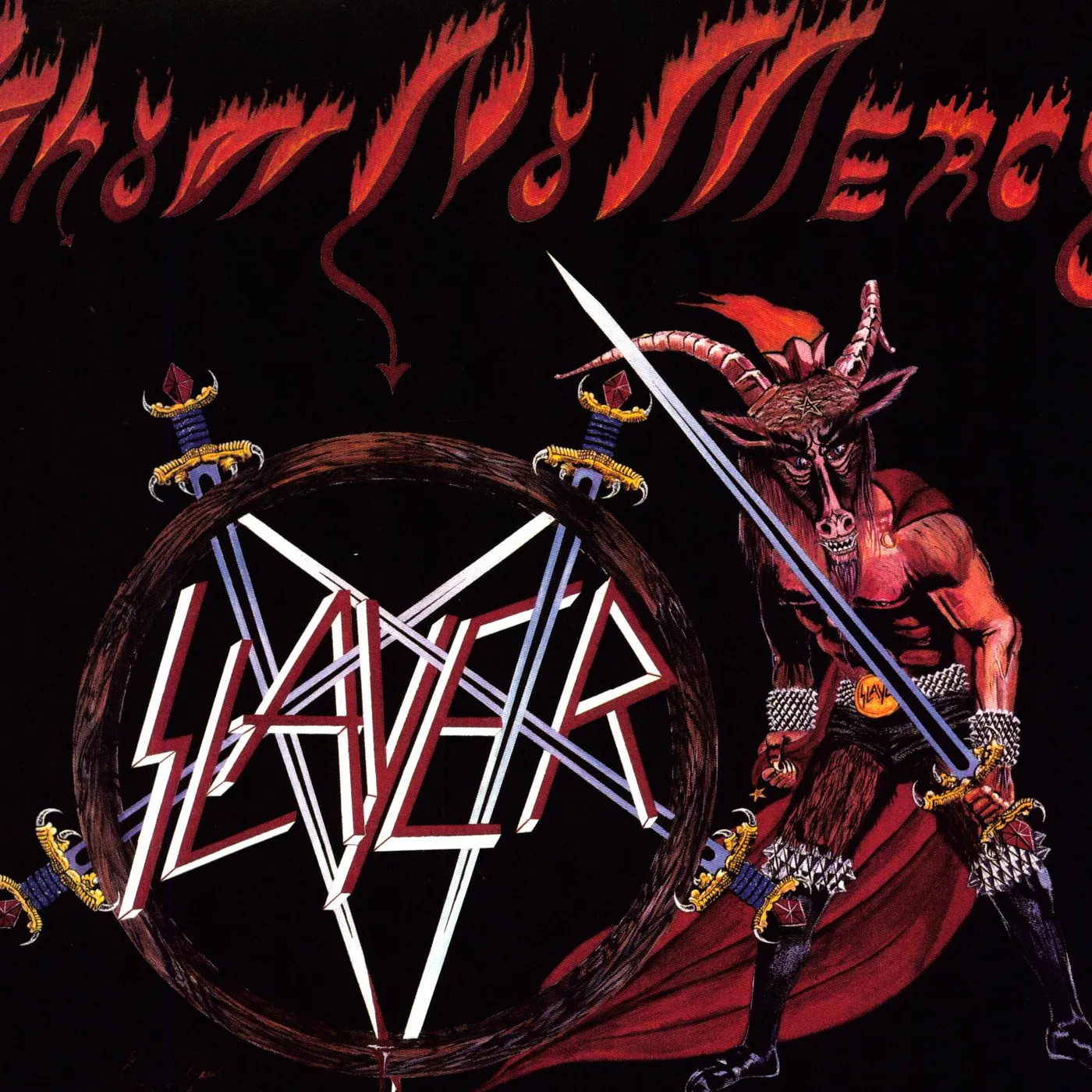 Slayer SHOW NO MERCY Vinyl Record - UK Release