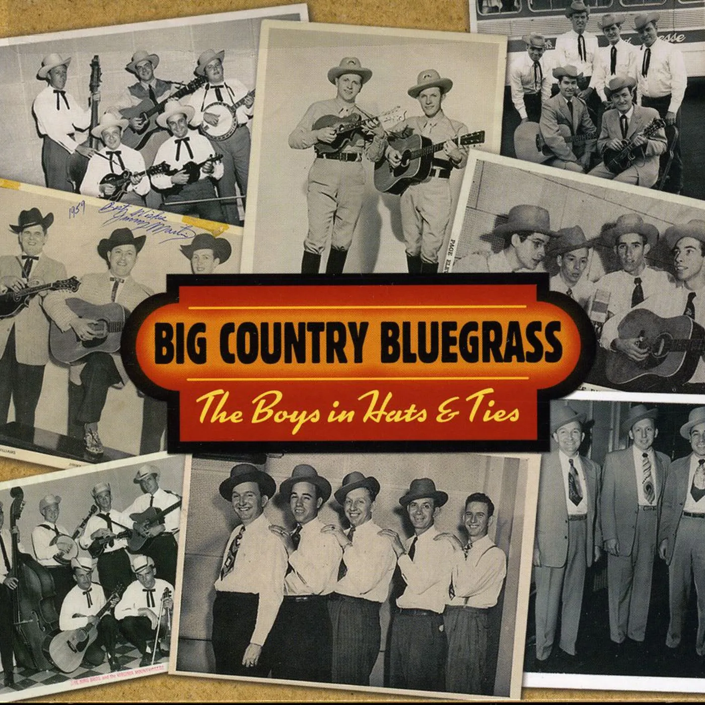 Big Country Bluegrass BOYS IN HATS & TIES CD